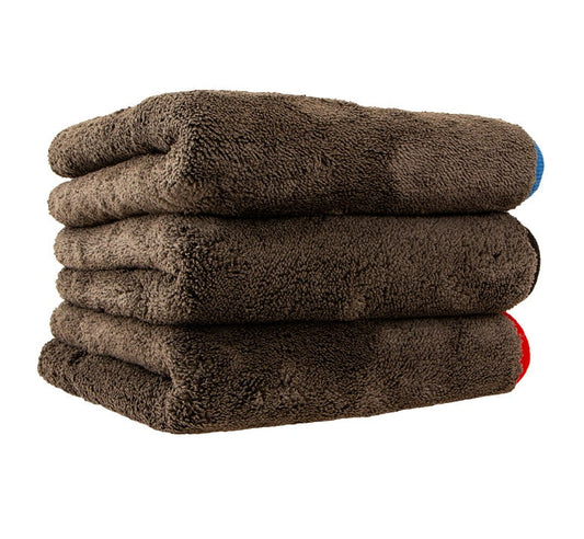 HKM-064915 Premium 1200GSM Coral Fleece Microfiber Towel for Car Detailing, 40x40cm