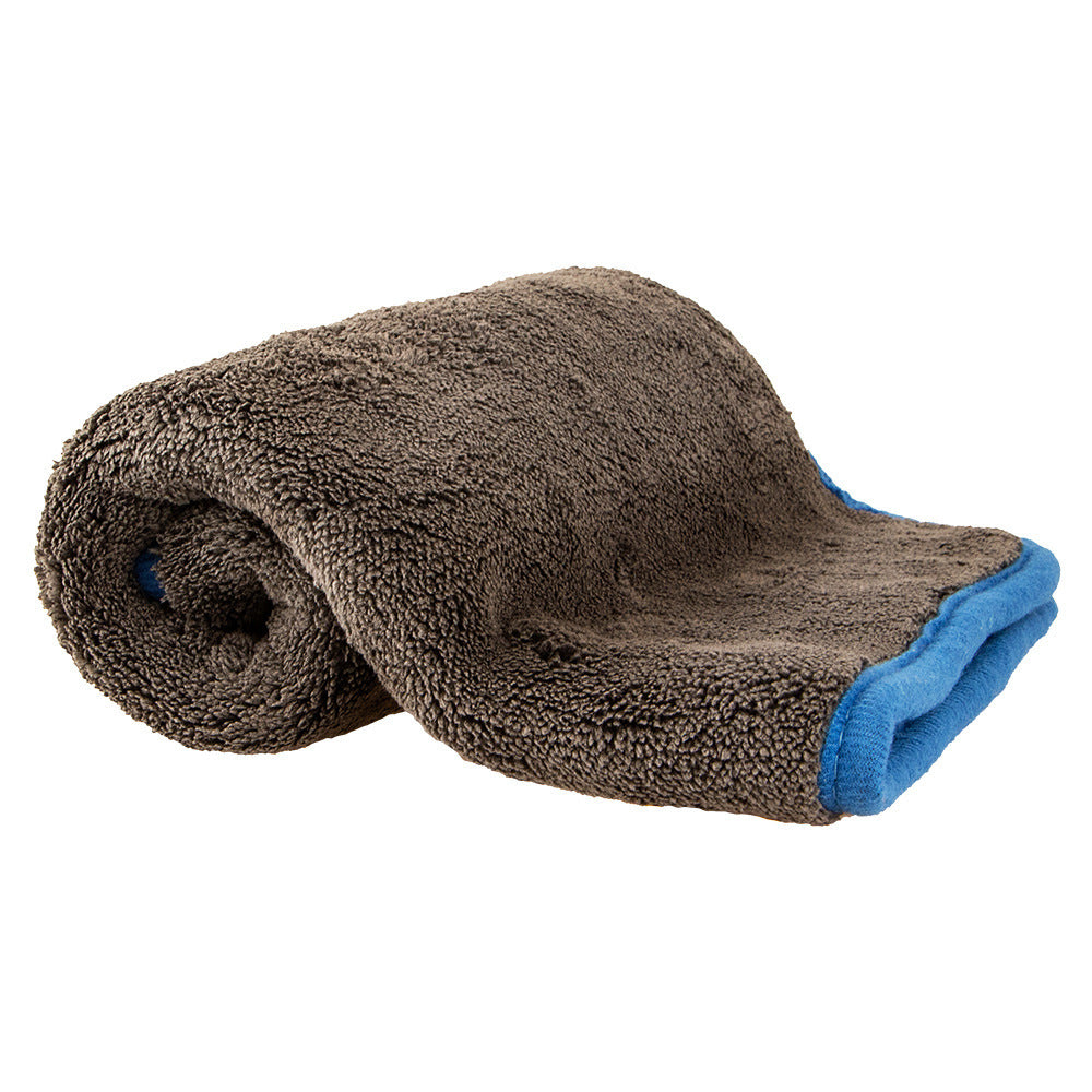 HKM-064915 Premium 1200GSM Coral Fleece Microfiber Towel for Car Detailing, 40x40cm