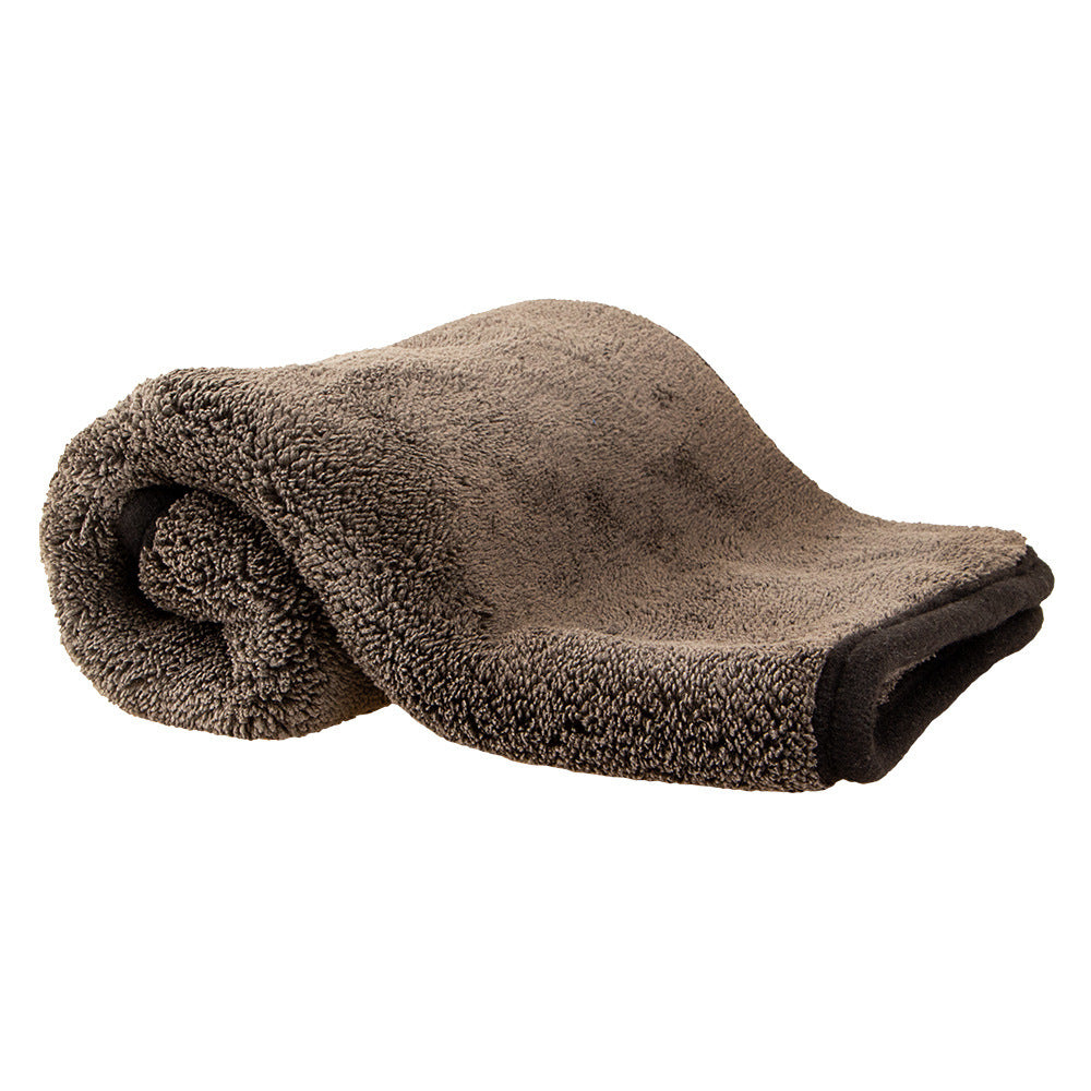 HKM-064915 Premium 1200GSM Coral Fleece Microfiber Towel for Car Detailing, 40x40cm
