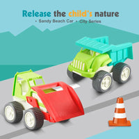 HKM-064979 Kid-Friendly 2-Piece Summer Beach Sand Toy Set for Ages 2 to 4, Includes Bucket and Spade