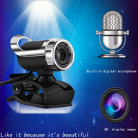 HKM-065043 HD USB Computer Camera with CMOS Sensor, 5MP Resolution, Manual Focus, Night Vision, Built-in Microphone