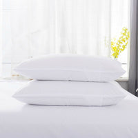 HKM-065107 Pure White Brushed Cloth Four-Piece Bedding Quilt Cover Set