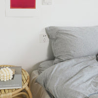 HKM-065171 Four-Piece Super Soft Cotton Knitted Bedding Set, Eco-Friendly and Skin-Friendly for 1.5m Beds