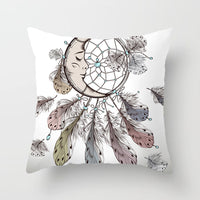 HKM-065299 Cartoon Animal Peach Skin Fabric Pillowcase Cover - 45x45cm European Style