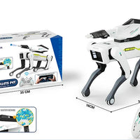 HKM-065299 Interactive Voice-Controlled STEM Robot Dog Toy for Kids - Multifunctional RC Pet