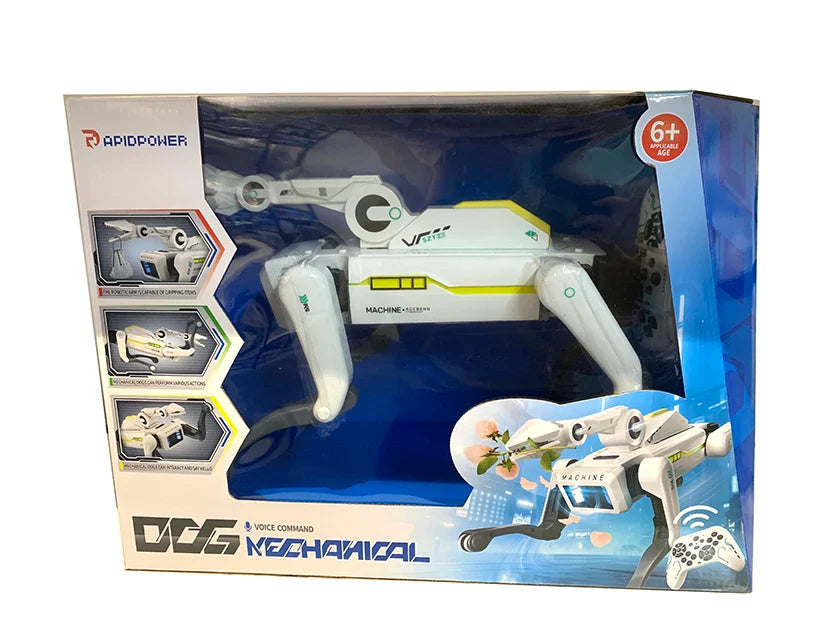 HKM-065299 Interactive Voice-Controlled STEM Robot Dog Toy for Kids - Multifunctional RC Pet