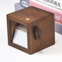 HKM-065427 Glowing Hand Shake Flip Book - Wooden Photo Commemorative Gift in Various Finishes