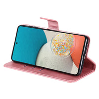 HKM-065427 Leather Zipper Wallet Case for Samsung Phones - Shockproof, Anti-Fall, and Heat Dissipation Features