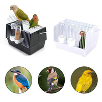 HKM-065427 Lightweight Portable Bird Cage with Skylight and Ventilation, Ideal for Small Birds