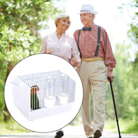 HKM-065427 Lightweight Portable Bird Cage with Skylight and Ventilation, Ideal for Small Birds