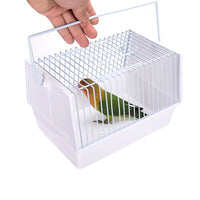 HKM-065427 Lightweight Portable Bird Cage with Skylight and Ventilation, Ideal for Small Birds