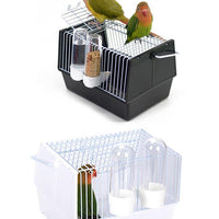 HKM-065427 Lightweight Portable Bird Cage with Skylight and Ventilation, Ideal for Small Birds