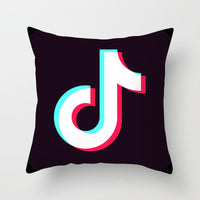 HKM-065555 Cartoon Pattern Peach Skin Pillowcase - Soft Polyester Cushion Cover