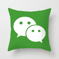 HKM-065555 Cartoon Pattern Peach Skin Pillowcase - Soft Polyester Cushion Cover