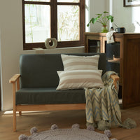 HKM-065811 Geometric Striped Linen Cotton Pillowcase - Fashionable and Simple, Multiple Sizes Available