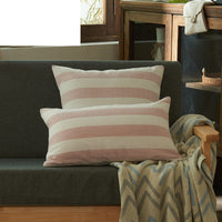 HKM-065811 Geometric Striped Linen Cotton Pillowcase - Fashionable and Simple, Multiple Sizes Available