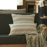 HKM-065811 Geometric Striped Linen Cotton Pillowcase - Fashionable and Simple, Multiple Sizes Available