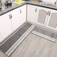 HKM-065875 Anti-Slip Absorbent Kitchen Mats in Various Stylish Designs