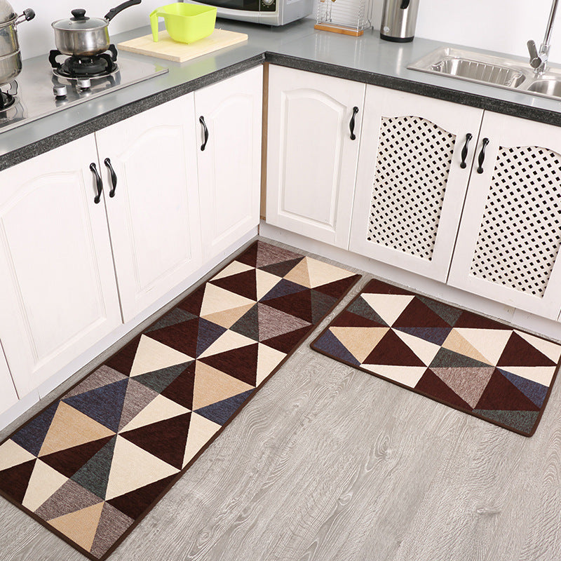 HKM-065875 Anti-Slip Absorbent Kitchen Mats in Various Stylish Designs