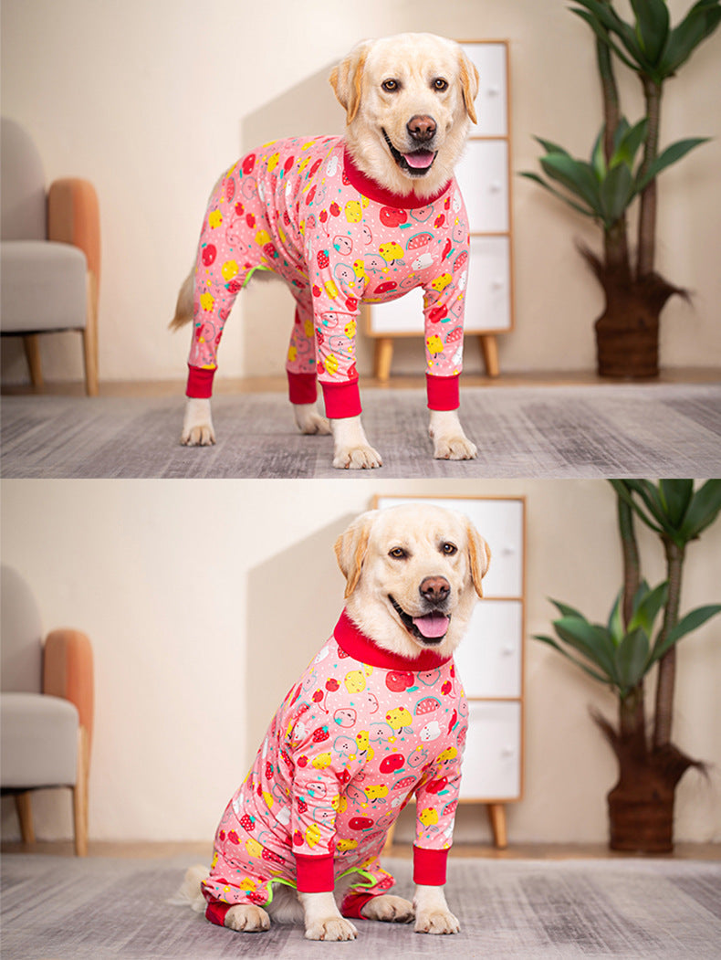 HKM-066003 All-Inclusive Cotton Belly Pet Clothing for Four-Legged Friends in Multiple Sizes