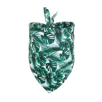 HKM-066195 Tropical Wind Drool Towel for Dogs - Floral Design, Multiple Sizes for Small to Large Pets