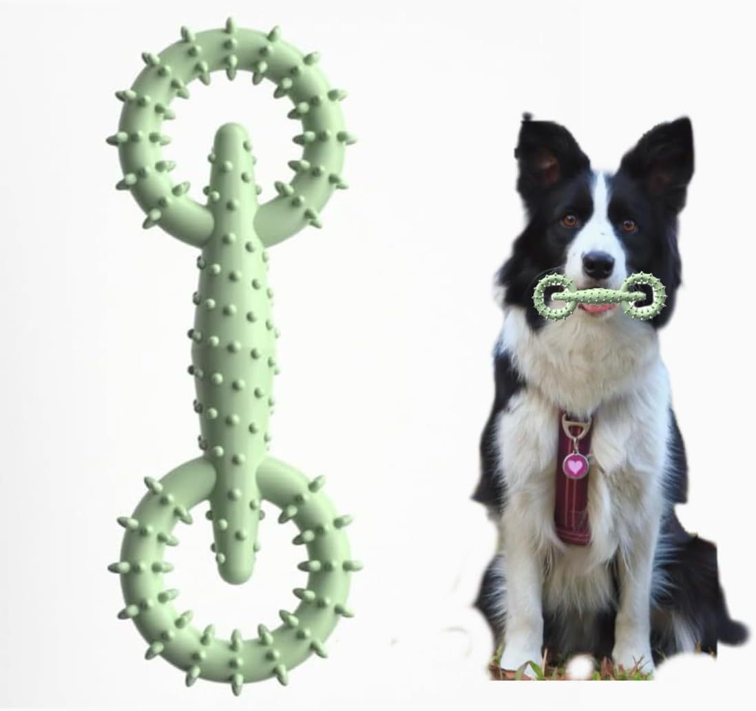 HKM-066323 Safe TPR Chew Toy Ring for Dogs and Puppies - Ideal for Teething and Chewing