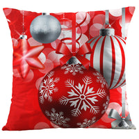 HKM-066387 Digital Printed Christmas Pillowcase - Super Soft Short Plush Cushion Cover, 45x45cm, PP Cotton Filling