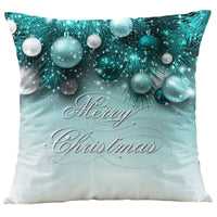 HKM-066387 Digital Printed Christmas Pillowcase - Super Soft Short Plush Cushion Cover, 45x45cm, PP Cotton Filling