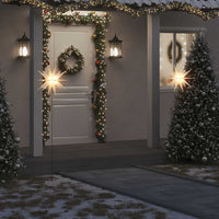 HKM-066451 LED Christmas Star with Ground Spike - 57 cm, Warm White Light, Timer Function