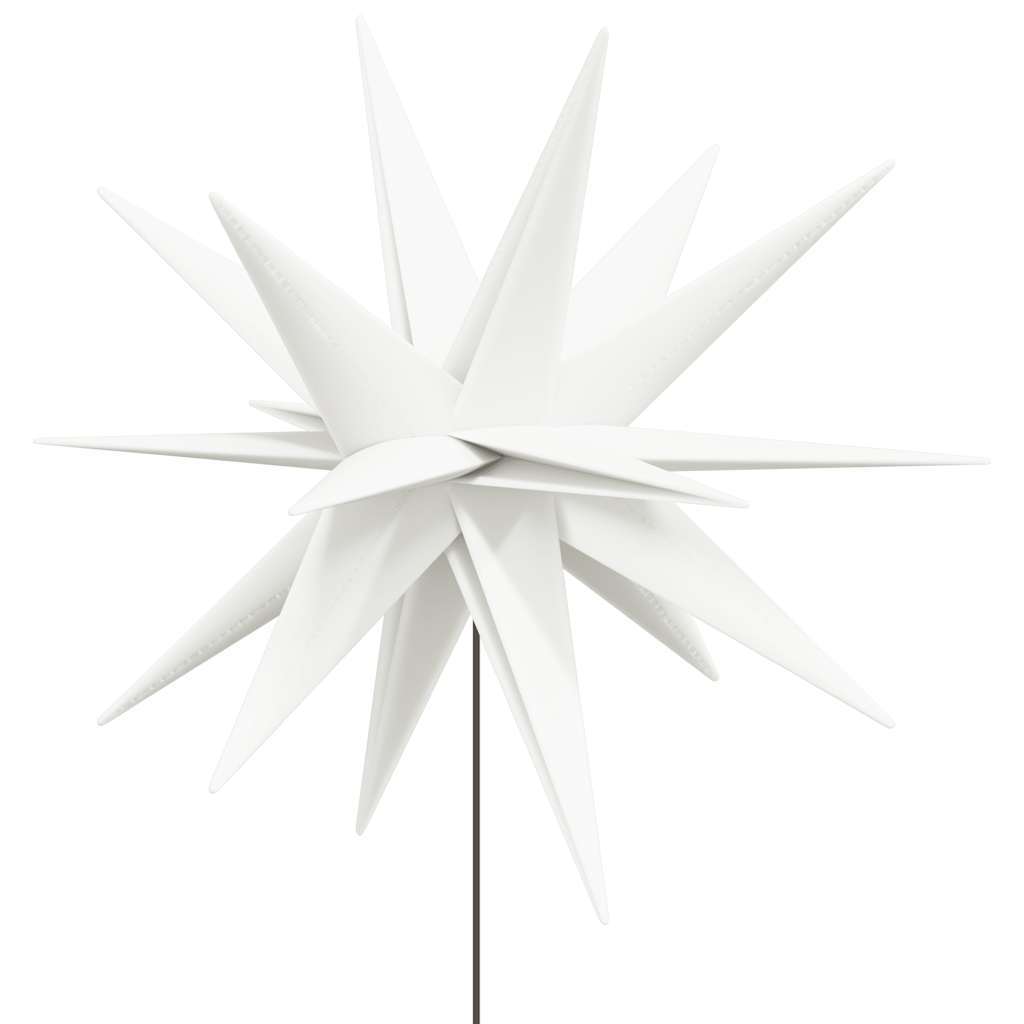 HKM-066451 LED Christmas Star with Ground Spike - 57 cm, Warm White Light, Timer Function