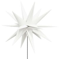 HKM-066451 LED Christmas Star with Ground Spike - 57 cm, Warm White Light, Timer Function