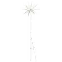 HKM-066451 LED Christmas Star with Ground Spike - 57 cm, Warm White Light, Timer Function
