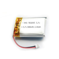 HKM-066515 3.7V Rechargeable Lithium Battery for Portable Disinfection Lamp - 800mAh Capacity, Over 500 Cycles, Safety Features