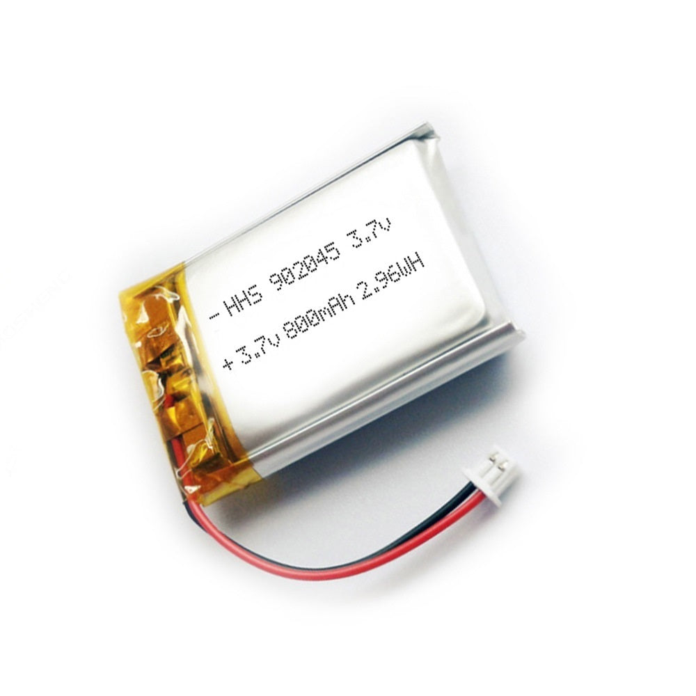 HKM-066515 3.7V Rechargeable Lithium Battery for Portable Disinfection Lamp - 800mAh Capacity, Over 500 Cycles, Safety Features