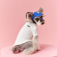 HKM-066643 Breathable Solid Color Cotton T-shirt for Small Dogs - Casual Wear with Logo Options