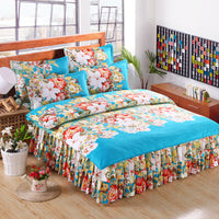 HKM-066643 Four Piece Personalized Fashion Cotton Bedding Set - 100% Pure Cotton with Twill Weave and Reactive Printing