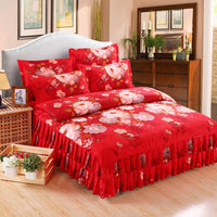 HKM-066643 Four Piece Personalized Fashion Cotton Bedding Set - 100% Pure Cotton with Twill Weave and Reactive Printing