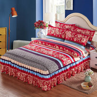 HKM-066643 Four Piece Personalized Fashion Cotton Bedding Set - 100% Pure Cotton with Twill Weave and Reactive Printing