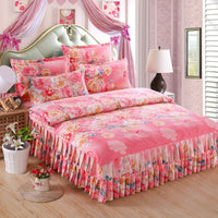 HKM-066643 Four Piece Personalized Fashion Cotton Bedding Set - 100% Pure Cotton with Twill Weave and Reactive Printing