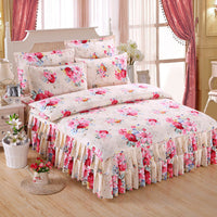 HKM-066643 Four Piece Personalized Fashion Cotton Bedding Set - 100% Pure Cotton with Twill Weave and Reactive Printing
