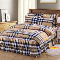 HKM-066643 Four Piece Personalized Fashion Cotton Bedding Set - 100% Pure Cotton with Twill Weave and Reactive Printing