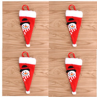 HKM-066771 Festive Christmas Knife and Fork Set - Fabric, Multiple Sizes Available, 1 to 6 Pieces