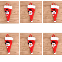 HKM-066771 Festive Christmas Knife and Fork Set - Fabric, Multiple Sizes Available, 1 to 6 Pieces