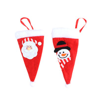 HKM-066771 Festive Christmas Knife and Fork Set - Fabric, Multiple Sizes Available, 1 to 6 Pieces