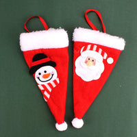 HKM-066771 Festive Christmas Knife and Fork Set - Fabric, Multiple Sizes Available, 1 to 6 Pieces