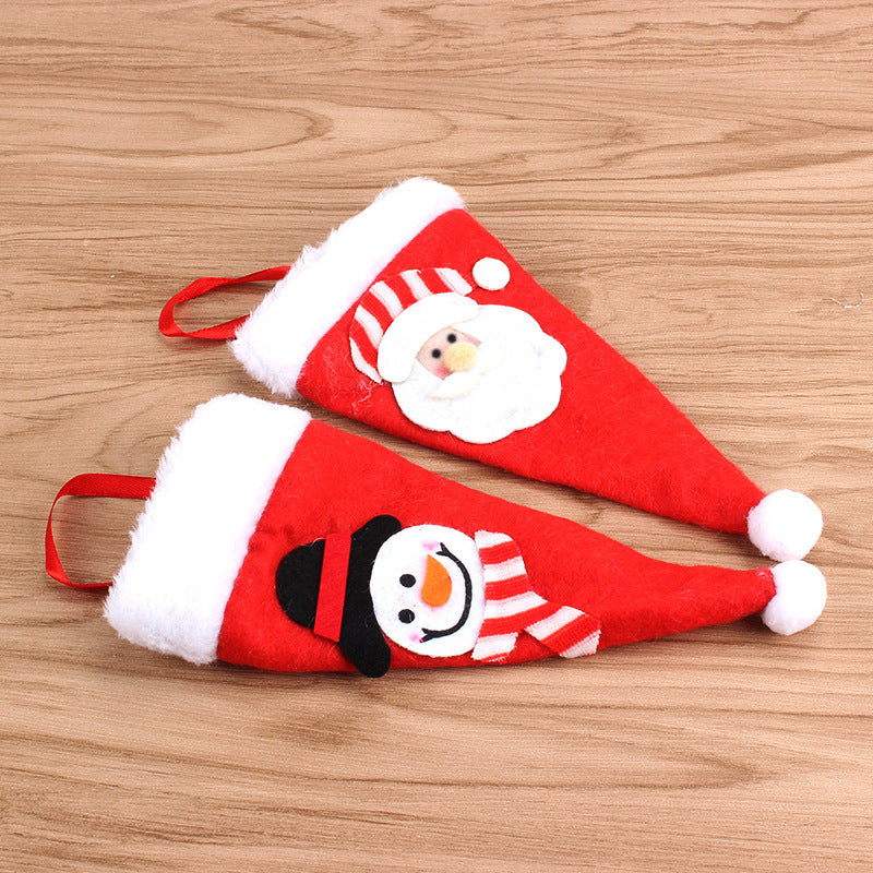 HKM-066771 Festive Christmas Knife and Fork Set - Fabric, Multiple Sizes Available, 1 to 6 Pieces