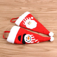 HKM-066771 Festive Christmas Knife and Fork Set - Fabric, Multiple Sizes Available, 1 to 6 Pieces