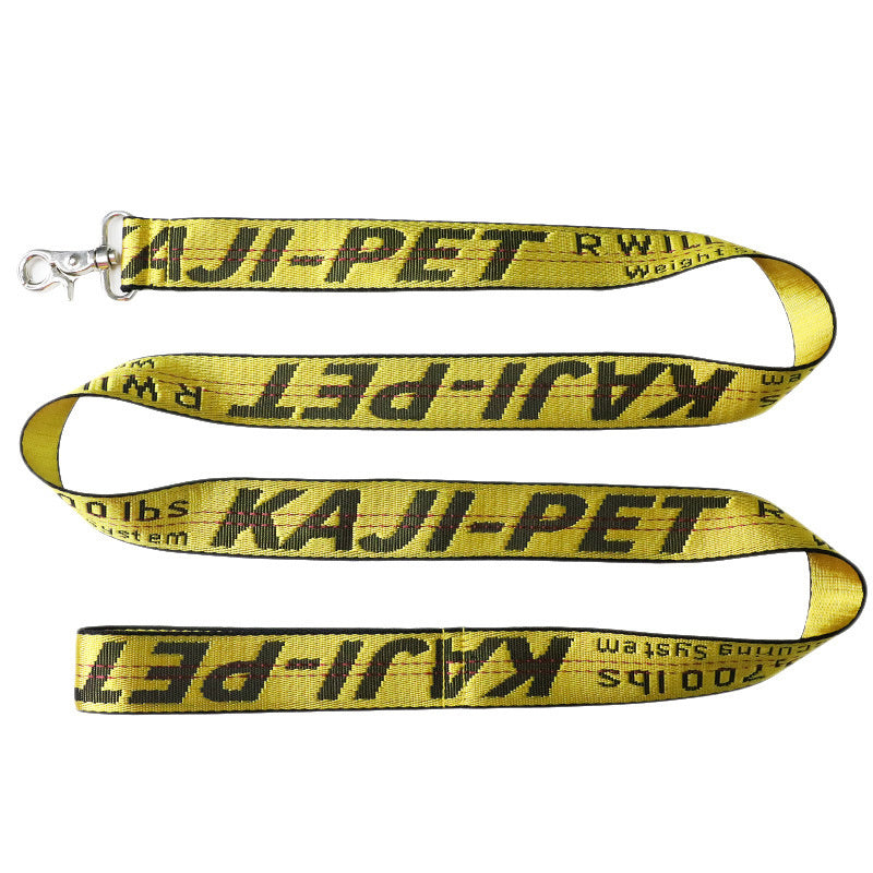 HKM-066835 Stylish Nylon Pet Leash with Matching Collar for Small, Medium, and Large Dogs