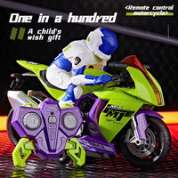 HKM-066899 Remote-Controlled 360° Stunt Drift Motorcycle Toy with Lights and Music for Ages 5 and Up