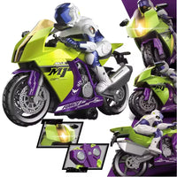 HKM-066899 Remote-Controlled 360° Stunt Drift Motorcycle Toy with Lights and Music for Ages 5 and Up